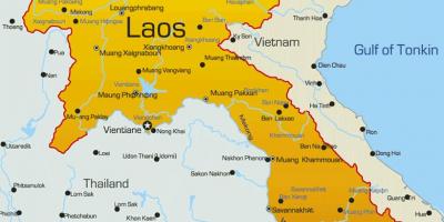 Laos sulla mappa