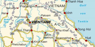 Aeroporti laos mappa