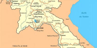 Mappa di laos